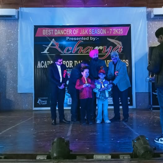 Rushank RUSHAANK KHAJURIA SHINES AS BEST DANCER OF J&K, SEASON 7