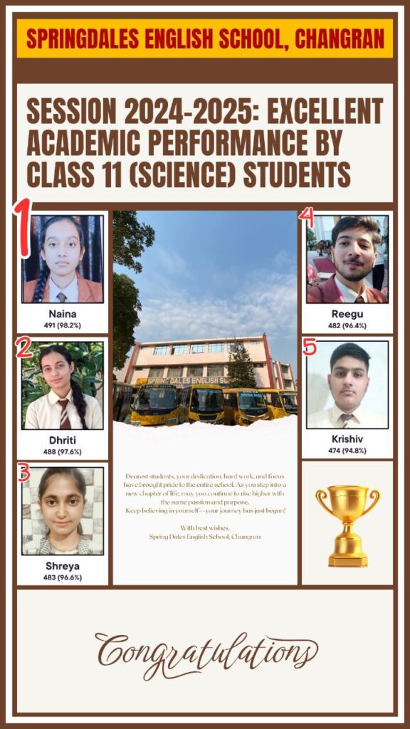 class11-a-576x1024 Springdales English School, Changran shines in 11th class results