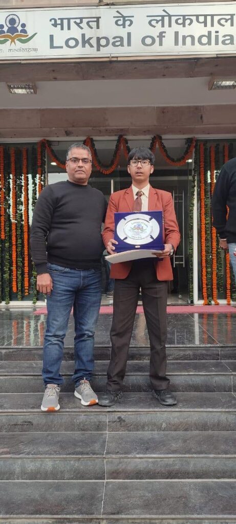 SANKARSHAN-LOKPAL-461x1024 Kathua Shines Nationally: Spring Dales Students Win Rare Lokpal of India Honour