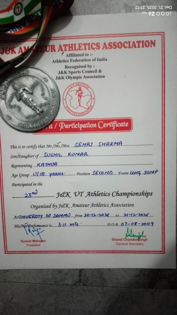 SEHAJ-JU-576x1024 Spring Dales English School, Kathua Proudly Celebrates Sehaj Sharma’s State-Level Silver